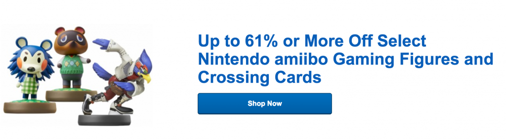 Save Over 60% On Nintendo Amibo Figures & Crossing Cards Today Only!