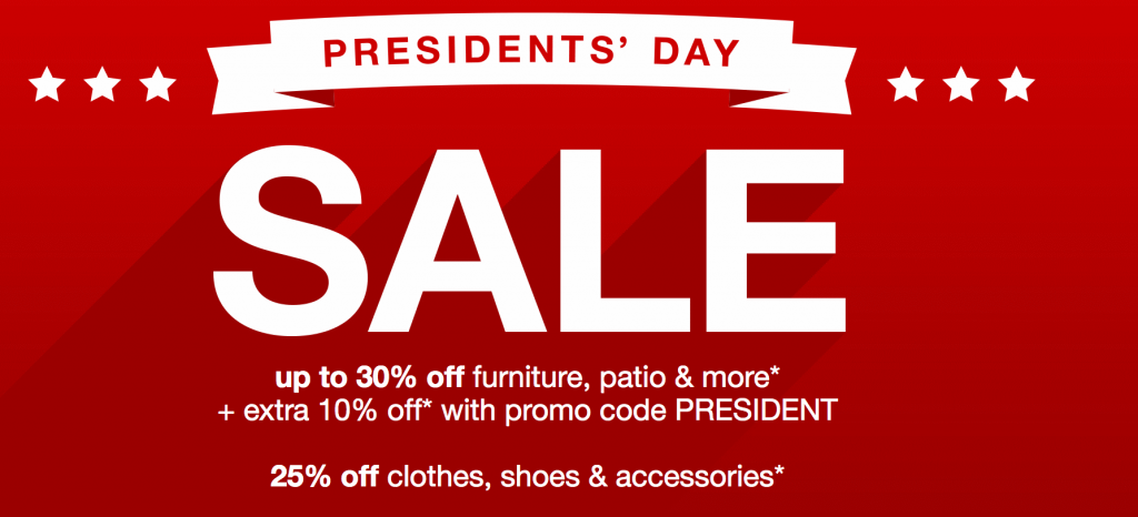 Target: Presidents Day Sale! 30% Off Furniture, Patio & More Plus an Additional 10% Off, & More!