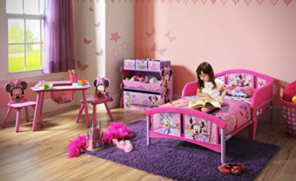 Delta Children Minnie Mouse Plastic Toddler Bed Just $39.99!