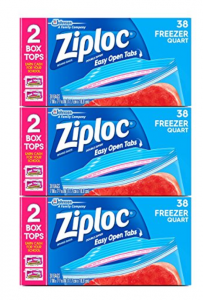 Ziploc Quart Size Freezer Bags 114-Count Just $10.17 Shipped!
