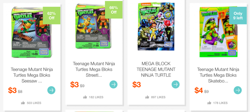 Mega Bloks Are On Hollar! Prices As Low As $3.00! Re-Stock Your Gift Closet!