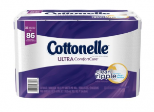 Cottonelle Ultra ComfortCare Toilet Paper 36 Family Rolls Just $15.48 Shipped!