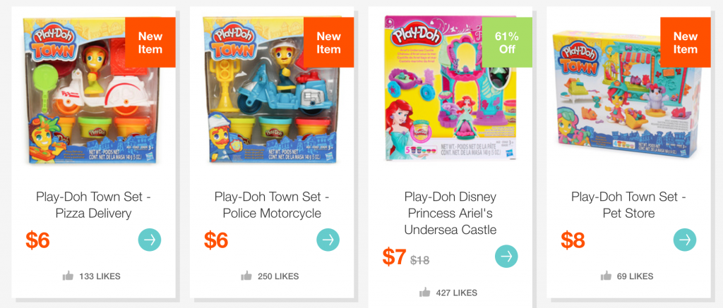 Play-Doh Collection Is On Hollar! Prices As Low As $2.00!