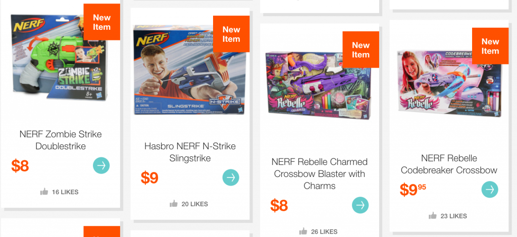 Nerf Is On Hollar!!!! Prices As Low As $4.00!