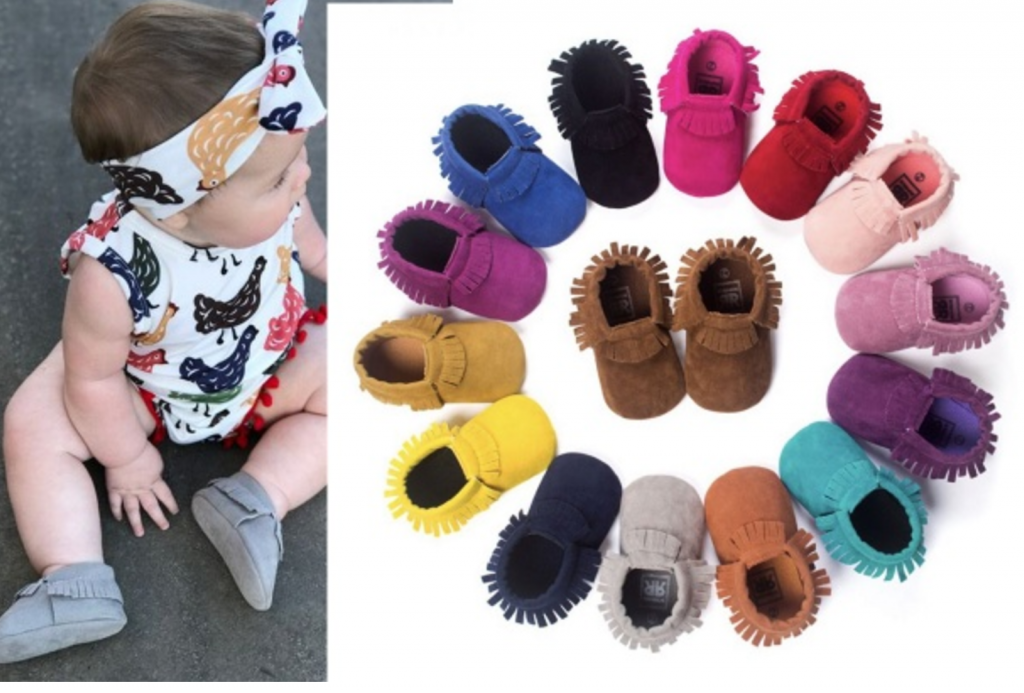 Suede Moccasins For Babies & Toddlers Just $8.99! (Reg. $29.99)