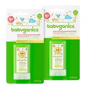 Babyganics Mineral-Based Baby Sunscreen Stick, SPF 50 (Pack of 2) – Only $4.89!