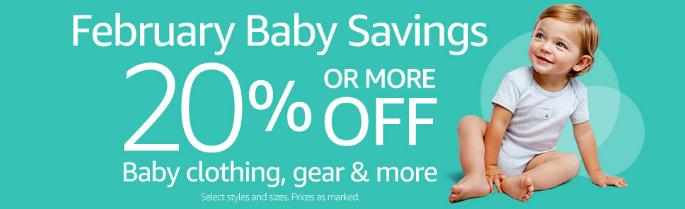 Baby Savings Events! Save 20% or MORE on Baby Clothing, Gear, Car Seats and Strollers, and TONS More!!