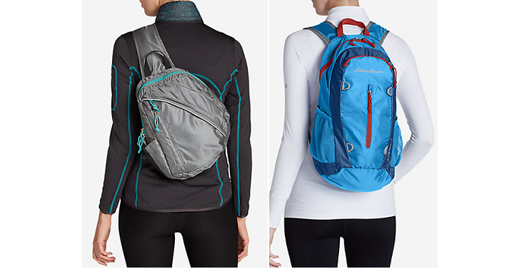 Eddie Bauer Stowaway Daypacks or Sling Bags Only $15 Each! (Reg. $30)