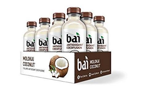 Bai Cocofusions Molokai Coconut, Antioxidant Infused Beverage, 18 Fl. Oz. Bottles (Pack of 12) – Only $16.72!