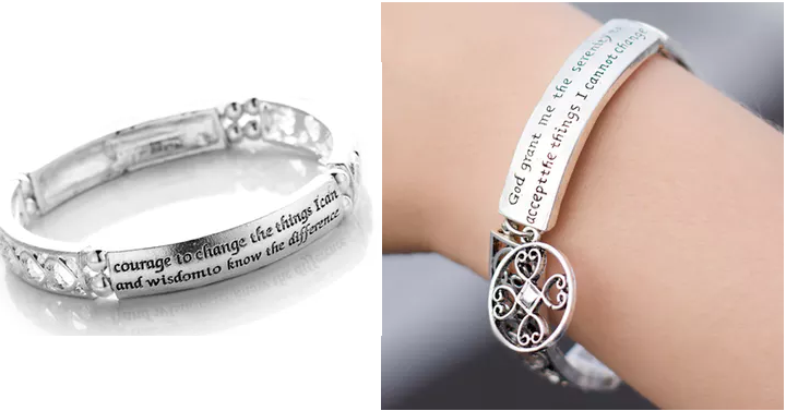 Serenity Prayer Engraved Bracelet Only $7.99 Shipped! (Reg. $49.99)