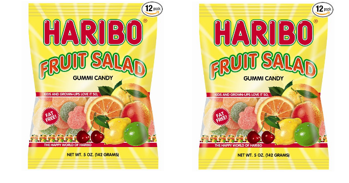 Haribo Gummi Candy- Fruit Salad (Pack of 12) Only $10.20! That’s Only $0.85 Each!