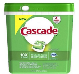 Cascade ActionPacs Dishwasher Detergent, Fresh Scent, 105 Count – Only $13.90!