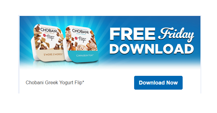 FREE Chobani Greek Yogurt Flip! (Download Coupon Today Only, Feb. 17th)