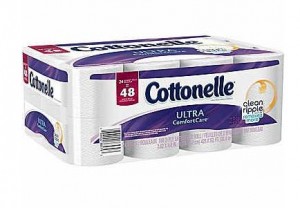Cottonelle Ultra Comfort Clean Care Bath Tissue, 2-Ply, Double Roll (Pack of 24) – Only $9.99!