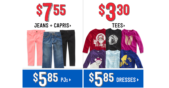 HOT! Crazy 8: Jeans & Capris $7.55, Pjs & Dresses $5.85! Plus, FREE Shipping!