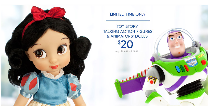 Disney Animators’ Collection Dolls & Talking Action Figures Only $20 Each! (Reg. $24.95)
