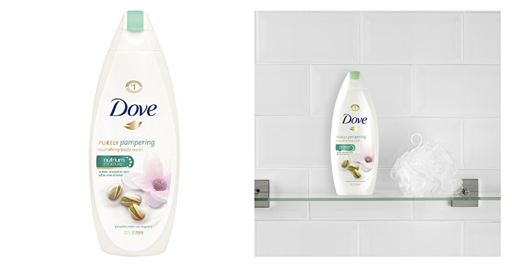 Dove Purely Pampering Body Wash, Pistachio Cream with Magnolia 22 oz Only $2.35! (Reg. $5.49)