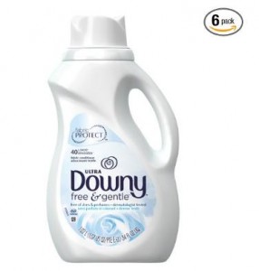 Downy Ultra Fabric Softener Free and Sensitive Liquid, 34 fl. oz (Pack of 6) – Only $16.89!