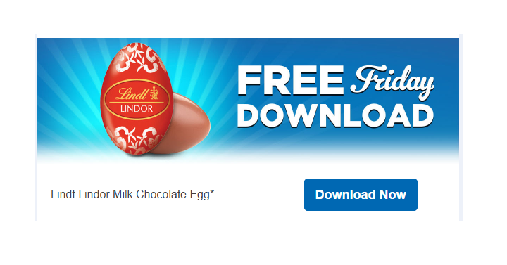 FREE Lindt Lindor Milk Chocolate Egg! (Today, Feb. 24th Only)