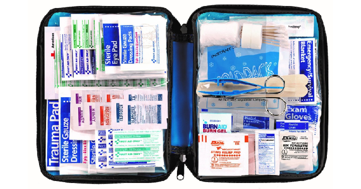 #1 Best Seller – First Aid All Purpose Kit (299 pieces) with Soft Case Only $11.85! (Reg. $26.74)
