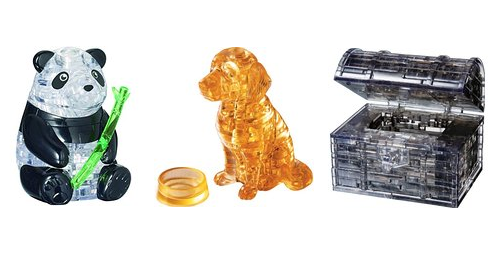 3D Crystal Puzzles Starting at $7.99 on Amazon!