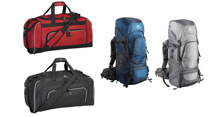 Walmart: Protege 24″ Duffel Bag Only $9.97 Or Ozark Trail Hiking Backpack Only $24.99!