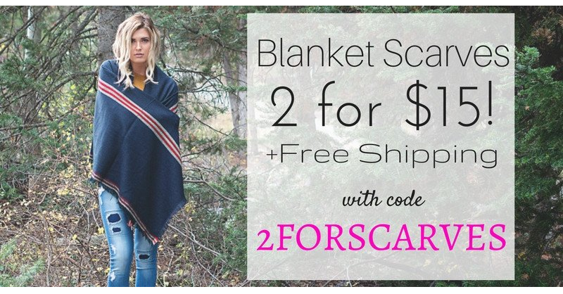 Cents of Style: 2 Blanket Scarves Only $15 + FREE Shipping! That’s $7.50 Each!!