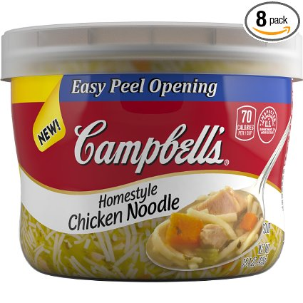 Campbell’s Homestyle Soup, Chicken Noodle, 15.4 Ounce (Pack of 8) – Only $7.66!