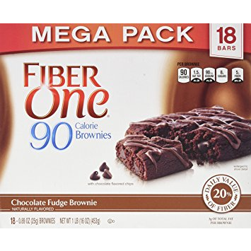 Fiber One 90 Calorie Brownies Mega Pack (Chocolate Fudge) 18 Count ONLY $5.88 Shipped!