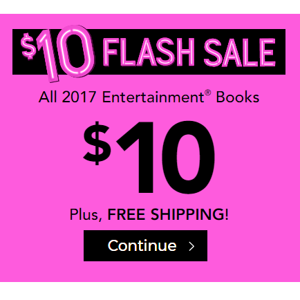 Entertainment Books Only $10.00 + FREE Shipping! Grab One To Save on Your Summer Vacation!