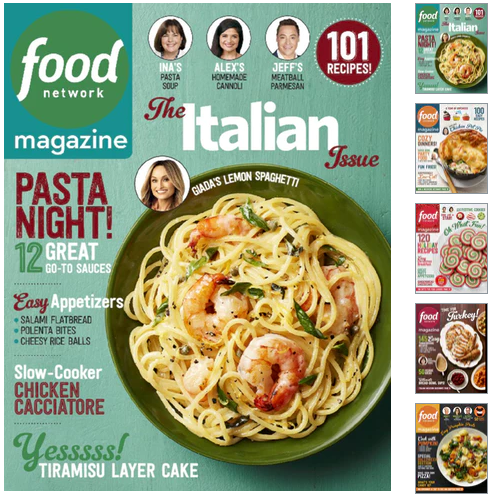 Discount Mags: Food Network 1-Year Magazine Subscription Only $7.95!