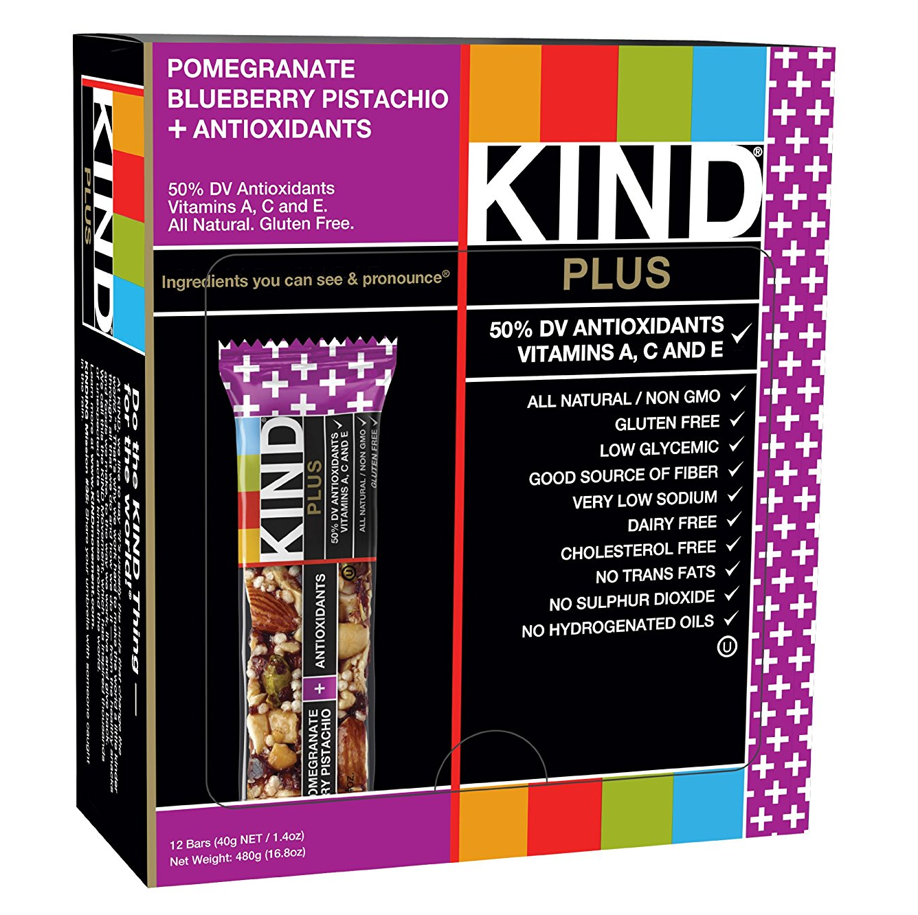 KIND Bars, Pomegranate Blueberry Pistachio + Antioxidants 12 Count Only $10.90 Shipped!