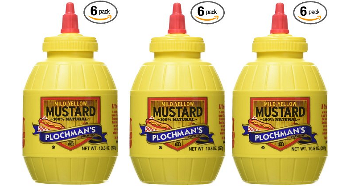 Amazon: Plochman’s Yellow Squeeze Mustard (10.5oz) 6 Pack Only $6.10 Shipped!