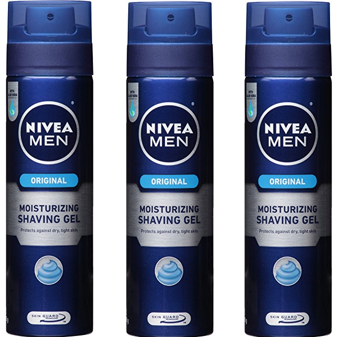 NIVEA Men Moisturizing Shaving Gel 7oz 3-Pack Just $7.42 Shipped!