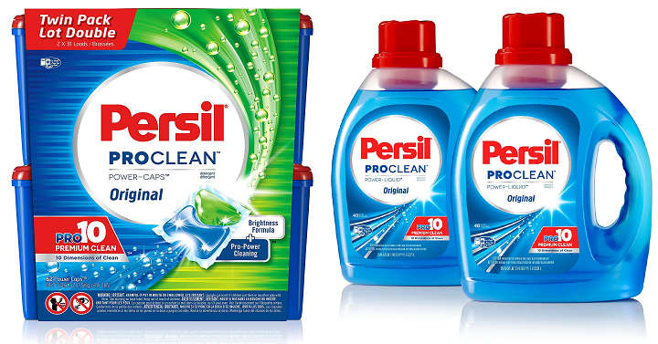 Amazon: Save $4.00 Off Persil ProClean Power-Caps Laundry Detergent!