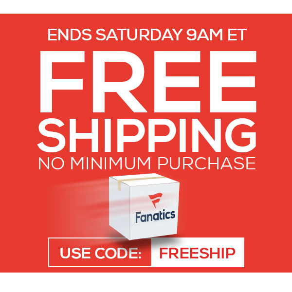 FREE Shipping with No Minimum at Fanatics.com!