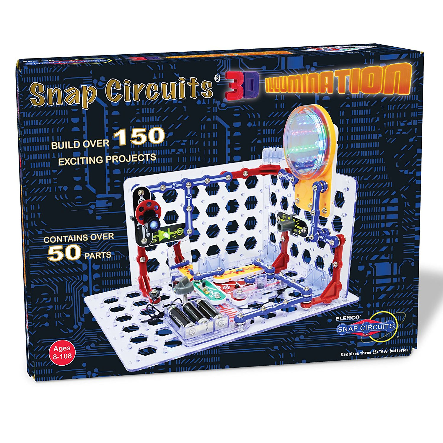 Snap Circuits 3D Illumination Electronics Discovery Kit Just $38.99!