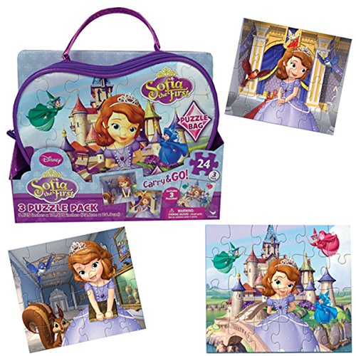 Sofia the First 3 Puzzle Pack Bag Only $7.08 on Amazon! (Add-On Item)