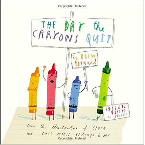 The Day The Crayons Quit Hardcover Book ONLY $8.99! (Reg $17.99) #1 New York Times Bestseller!