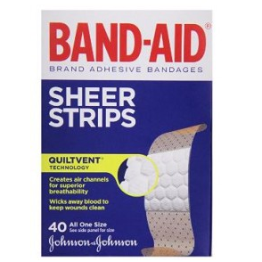 Amazon: Band-Aid Sheer Strips Adhesive Bandages Only $1.97!