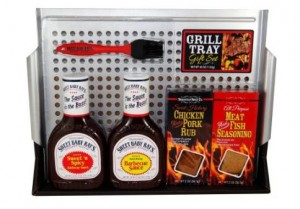 Grill Tray with Sweet Baby Ray’s Holiday Gift Set (6 Pieces) – Only $20.69!