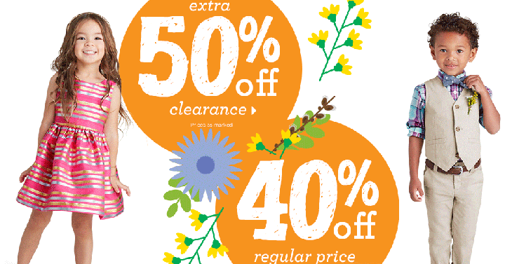 YAY! Gymboree: FREE Shipping + 40% off Regular Priced Items! Tees & Tanks Only $2.50 Shipped!