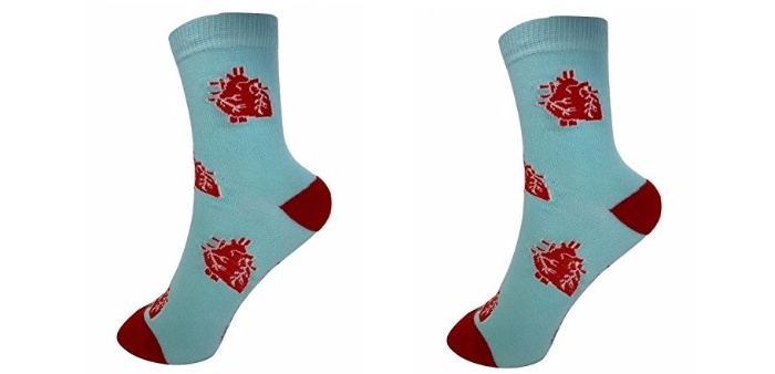 Anatomical Heart Socks—$11.99! Unique Valentine’s Day Gift!