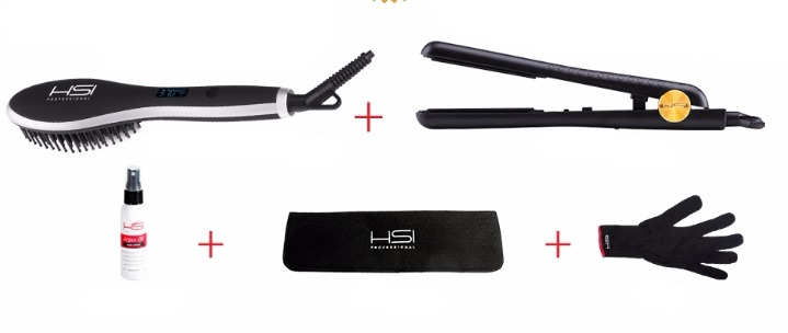 Try the HSI Glider Brush and Flat Iron for Only $19.95!! Less Damage! Silkier Results! Faster Straightening!