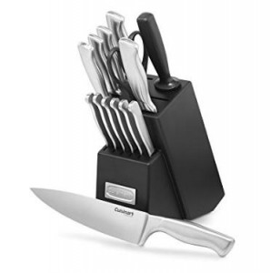 Cuisinart 15-Piece Stainless Steel Hollow Handle Block Set – Only $39.99!