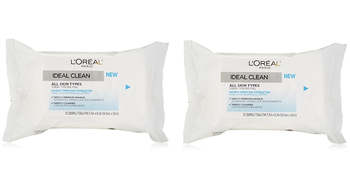 L’Oreal Paris Ideal Clean Facial Towelettes Only $1.79 Shipped!