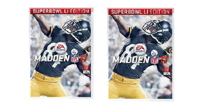 Madden NFL 17 Super Bowl Edition (Xbox One Digital Download) Only $19.80! (Reg. $59.99)