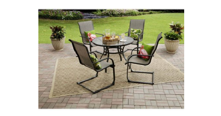 Mainstays Bristol Springs 5-Piece Dining Set for only $196 Shipped! (Compare to $262)