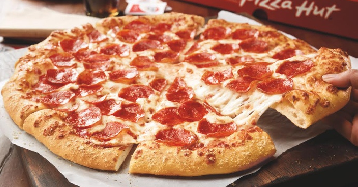 Pizza Hut: Take 50% off Menu Price Pizza!