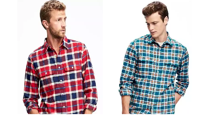 Wow! Men’s Plaid Flannel Pocket Shirts Only $6.93 Shipped! (Reg. $24.99)